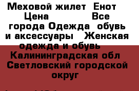 Меховой жилет. Енот. › Цена ­ 10 000 - Все города Одежда, обувь и аксессуары » Женская одежда и обувь   . Калининградская обл.,Светловский городской округ 